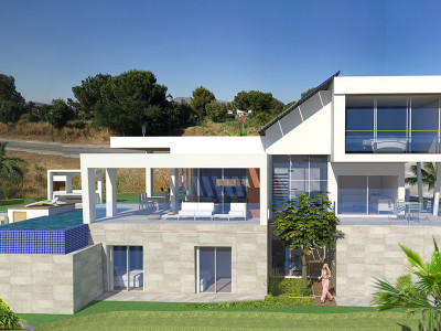 Mijas Costa, Proyecto de villa de 4 dormitorios sobre una enorme parcela en Cala Golf, Mijas Costa