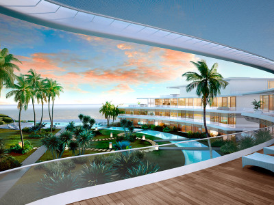 Estepona, Luxury brand new 2 bed apartments within a futuristic beachfront complex