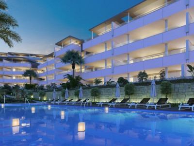 Benahavis, Apartamento de 3 dormitorios con vistas al mar dentro de un nuevo desarrollo residencial único