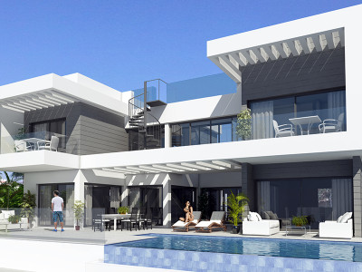 Mijas Costa, Contemporary villa project with stunning views in La Cala de Mijas