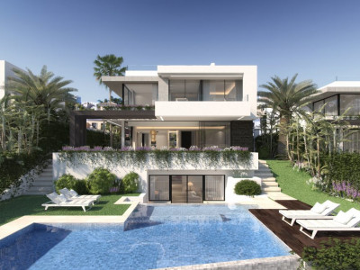 Estepona, Brand new contemporary villas with fabulous sea, golf and mountain views