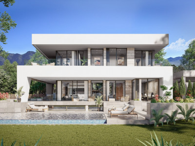 Mijas Costa, Contemporary villa project in Cala de Mijas, with stunning sea views