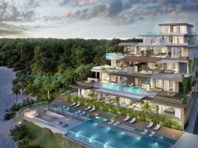 Estepona, Nuevo complejo de 9 apartamentos en primera linea de la playa, en Estepona