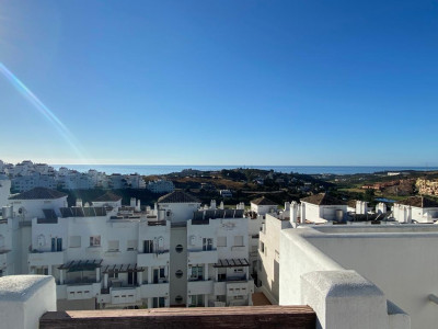 Estepona, New to market, bargain penthouse near Estepona with large outdoor areas and panoramic sea views